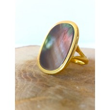 Γυναικείο ασημένιο δαχτυλίδι επίχρυσο (SR23)